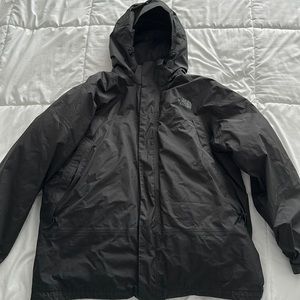 North Face Insulated Winter Puffer Jacket XXL Black Outdoor Winter Gorpcore